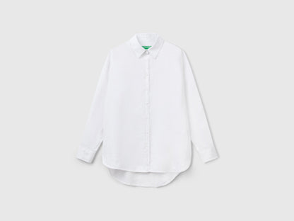 Benetton_Long Shirt in Pure Linen_5BMLDQ02U_101_04