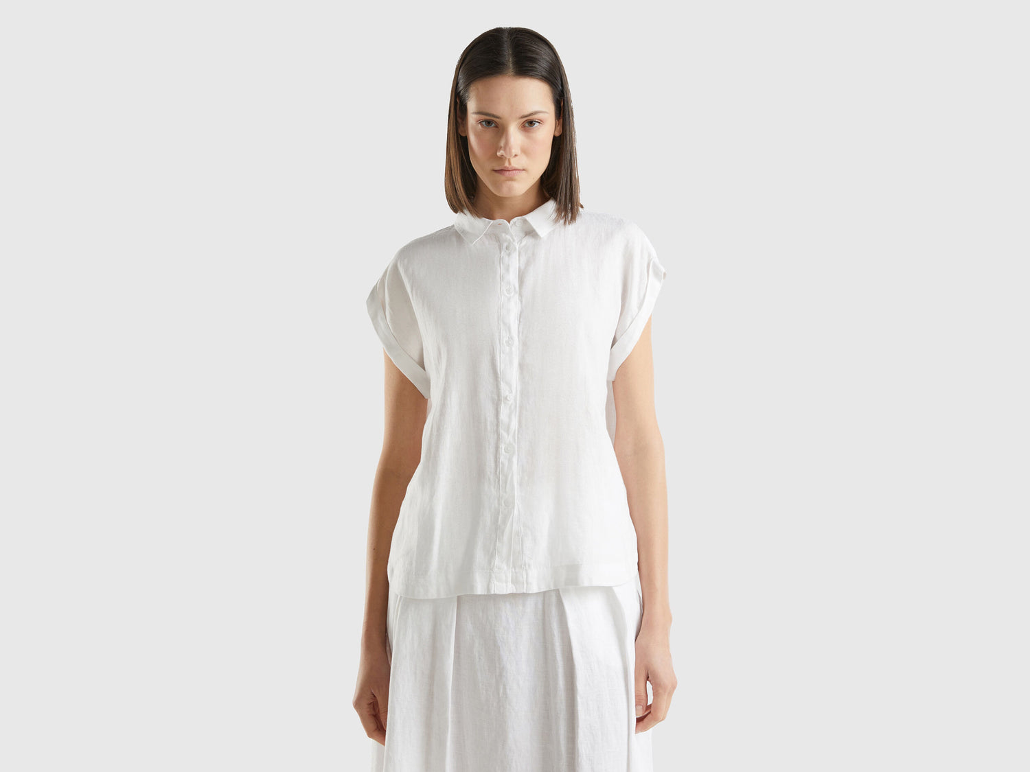 Boxy Fit Shirt In Pure Linen_5Bmldq06V_101_01