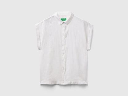 Boxy Fit Shirt In Pure Linen_5Bmldq06V_101_04