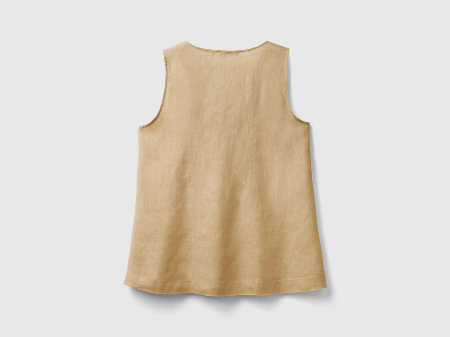 Sleeveless Blouse In Pure Linen_5Bmldq06W_193_05