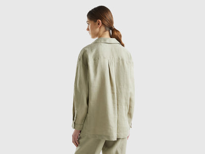 Long Shirt In Pure Linen_5Bmldq078_0W9_03