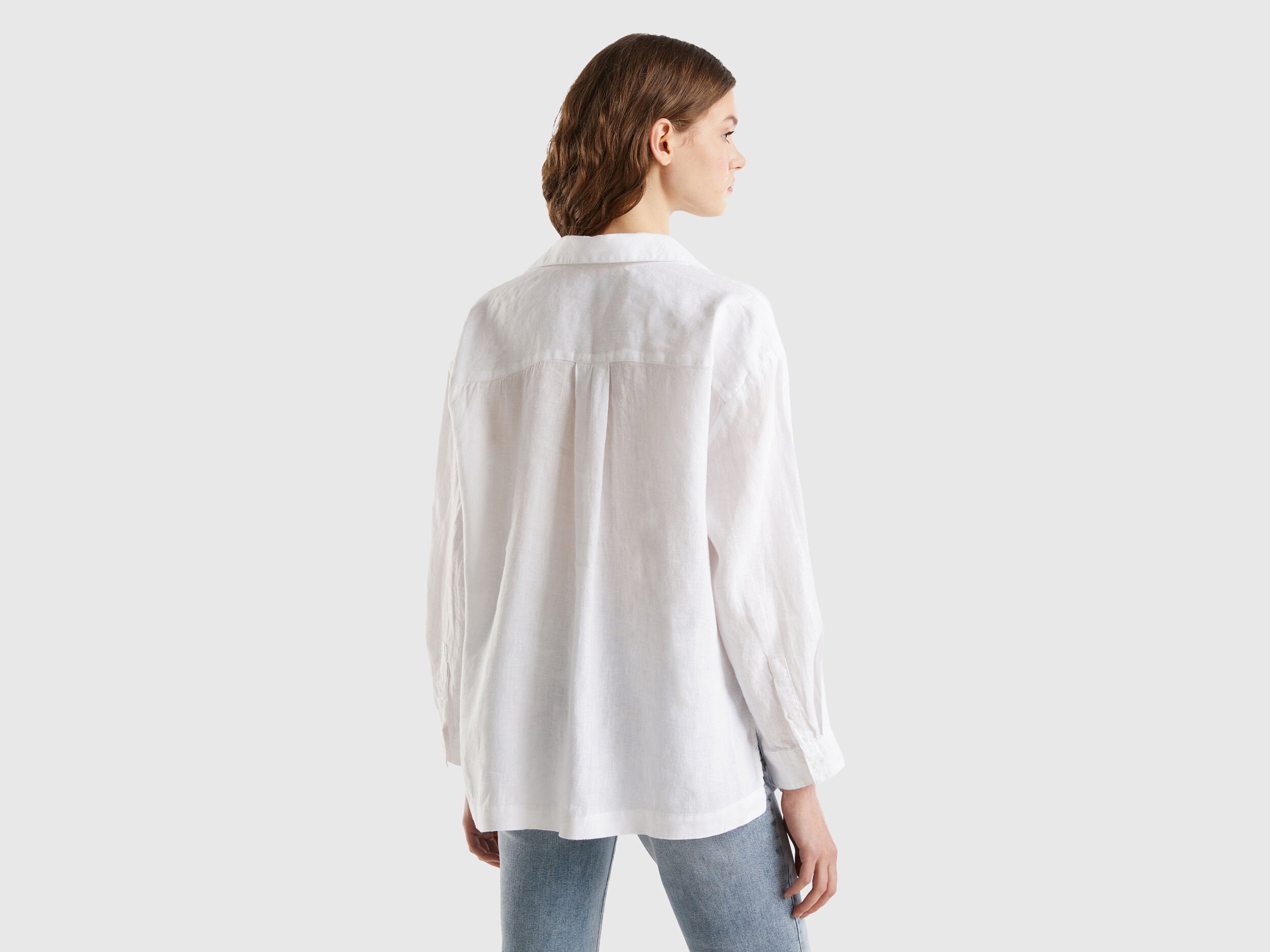 Long Shirt In Pure Linen_5Bmldq078_101_03