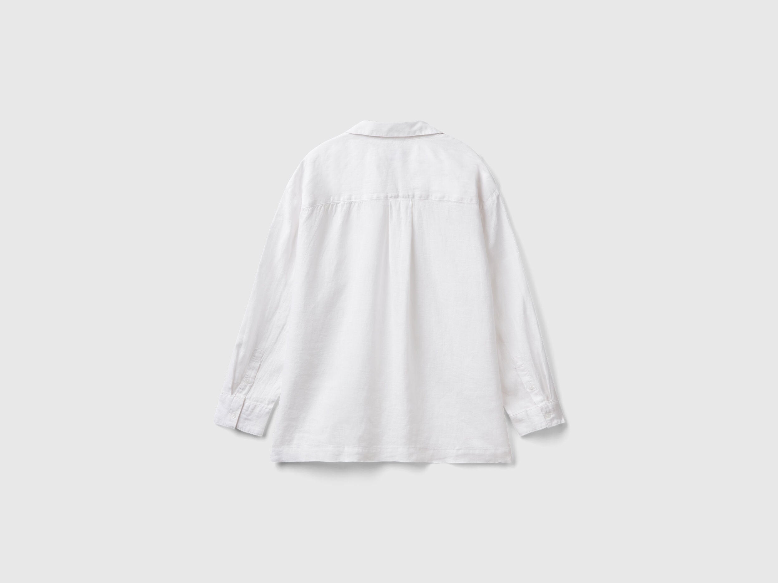 Long Shirt In Pure Linen_5Bmldq078_101_05