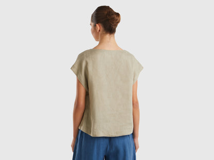 Square Neck Blouse In Pure Linen_5BMLDQ079_0W9_02