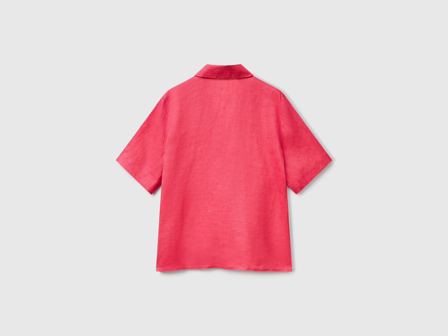 Benetton_Short Sleeve Blouse in Pure Linen_5BMLDQ0B6_12E_04