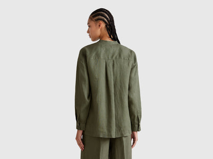 Benetton_Oversized Shirt in Pure Linen_5BMLDQ0BA_20W_02