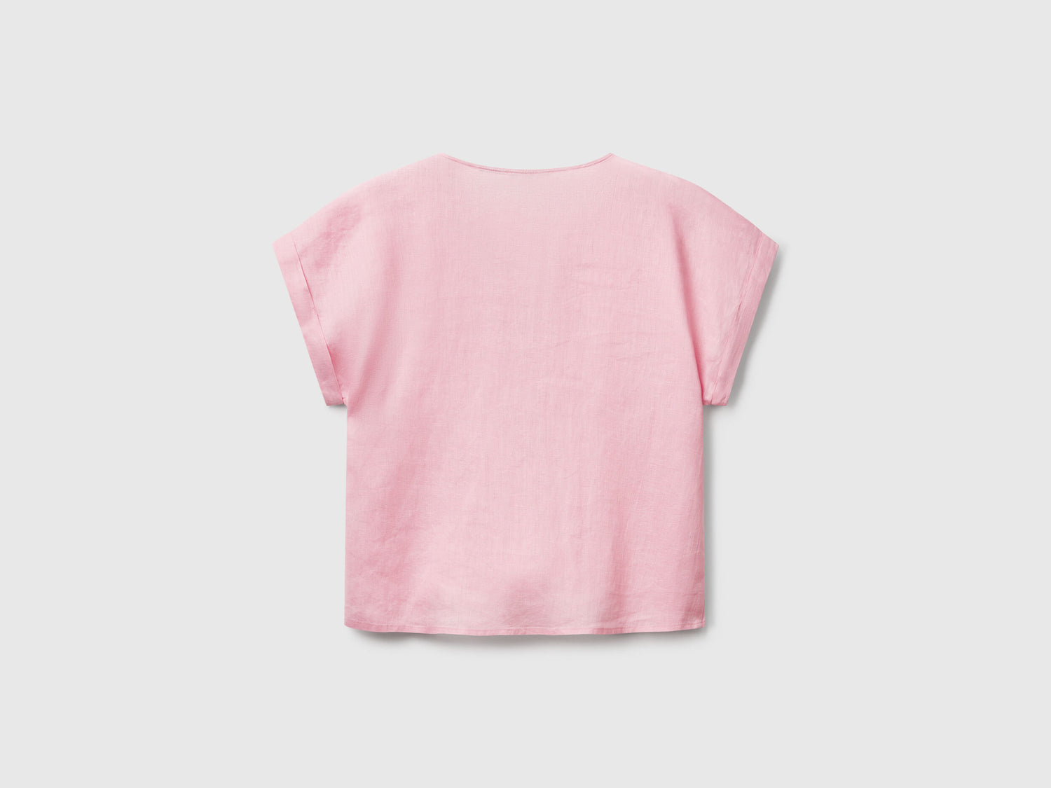 Benetton_Blouse in Pure Linen_5BMLDQ0BR_09J_04