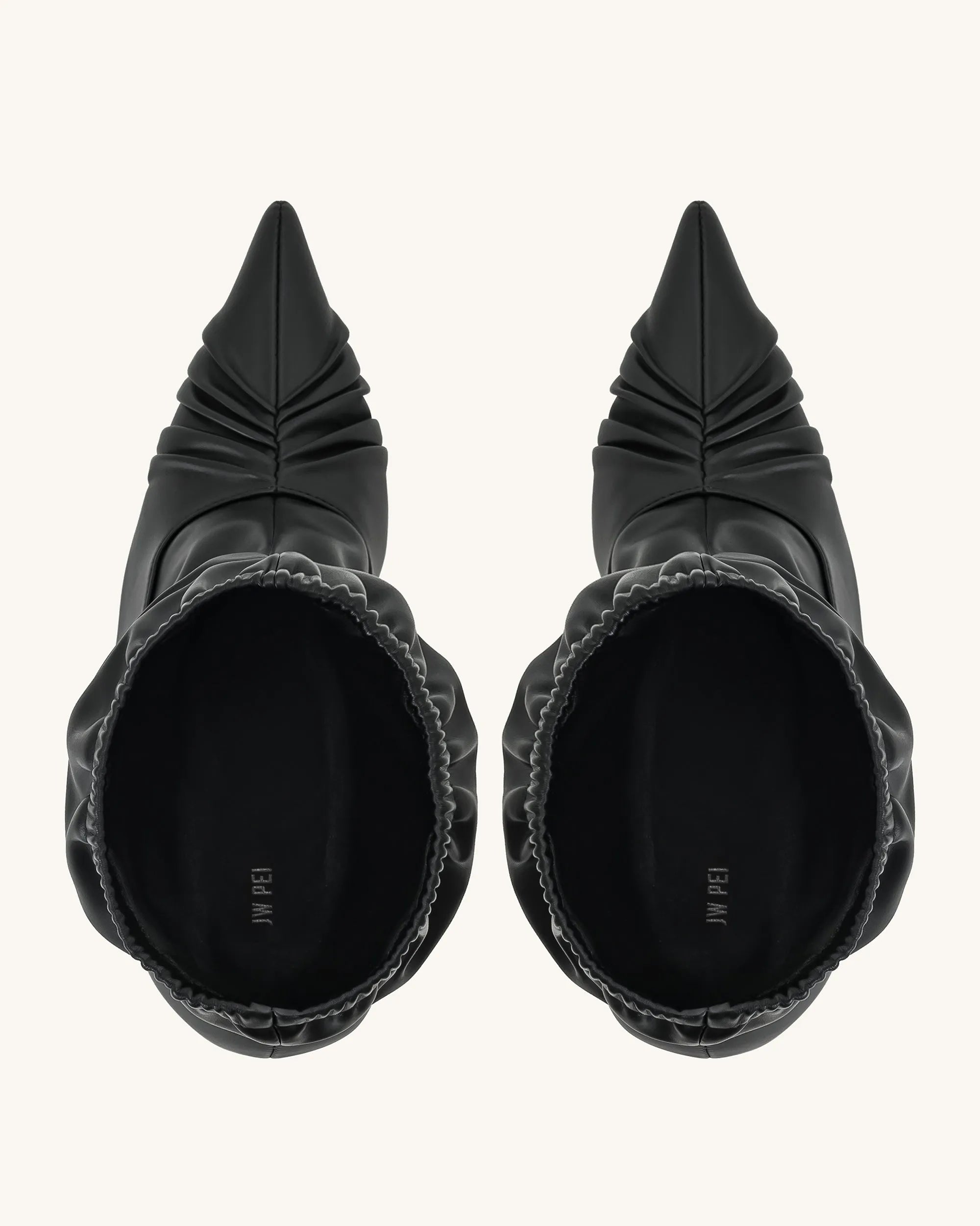 JW PEI_Black_Joanne Paneled Detailing Leather Ankle Boots_5BS34-1_Black_04