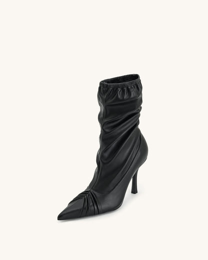 JW PEI_Black_Joanne Paneled Detailing Leather Ankle Boots_5BS34-1_Black_06