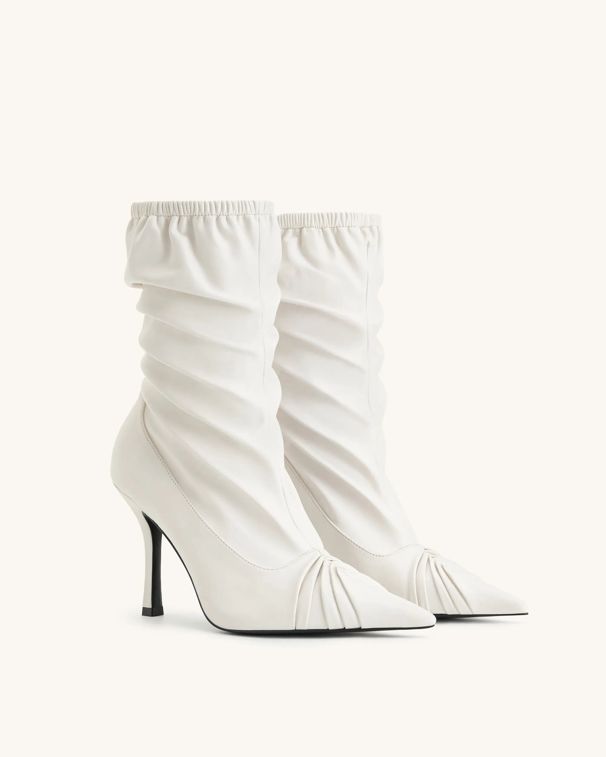 JW PEI_White_Joanne Paneled Detailing Leather Ankle Boots_5BS34-2_White_03