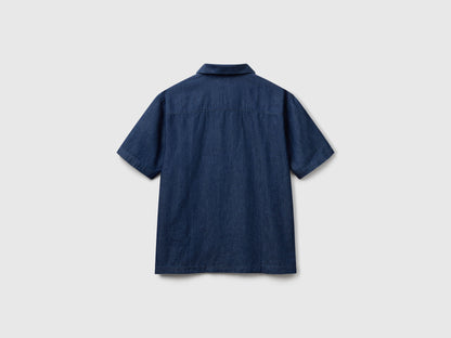 Benetton_Chambray Shirt_5DHJUQ05K_901_05