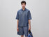 Benetton Light blue Men Chambray Shirt SKU: 5E1XUQ073_901 Image 01