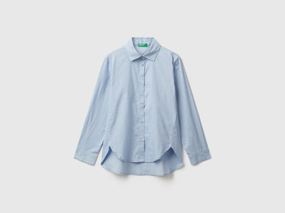 Benetton_Light Blue_Oversized Fit Shirt_5EW7CQ04A_11Y_01