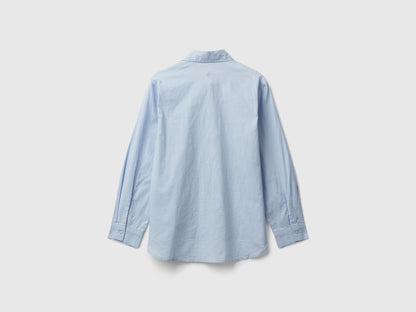 Benetton_Light Blue_Oversized Fit Shirt_5EW7CQ04A_11Y_02
