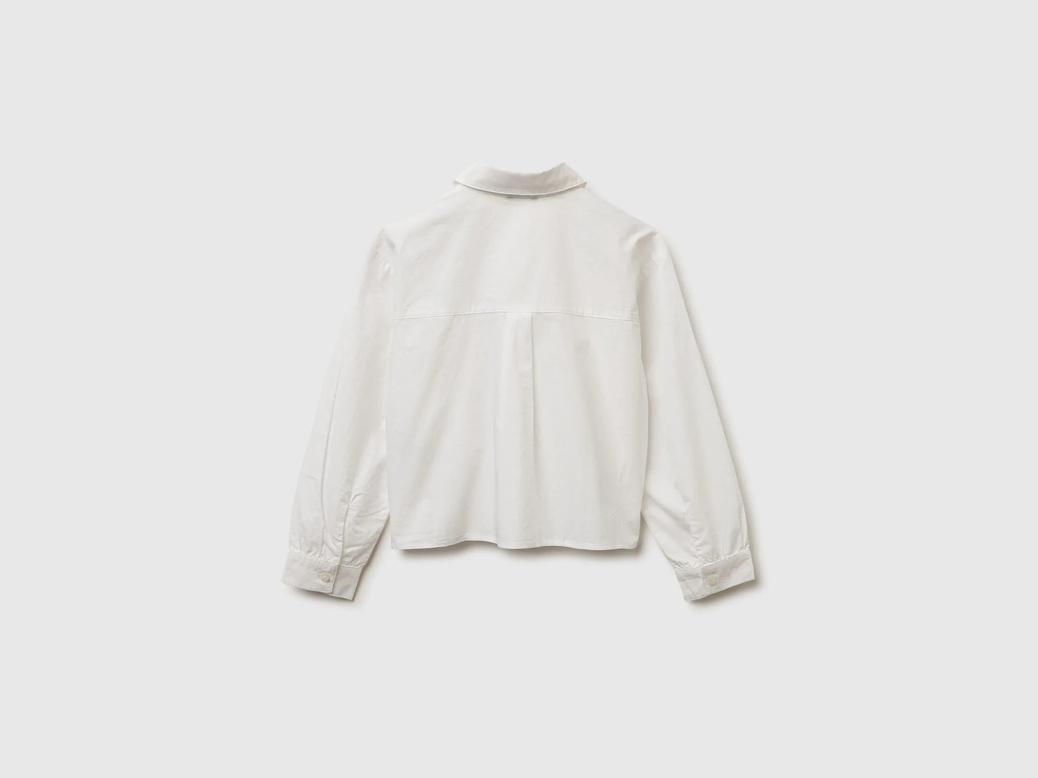 Benetton_Creamy White_Shirt with Jewel-Effect Applique_5EW7CQ04L_074_02