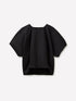 Sisley Black Women Cropped Blouse SKU: 5HDLLQ0B2_100 Image 01