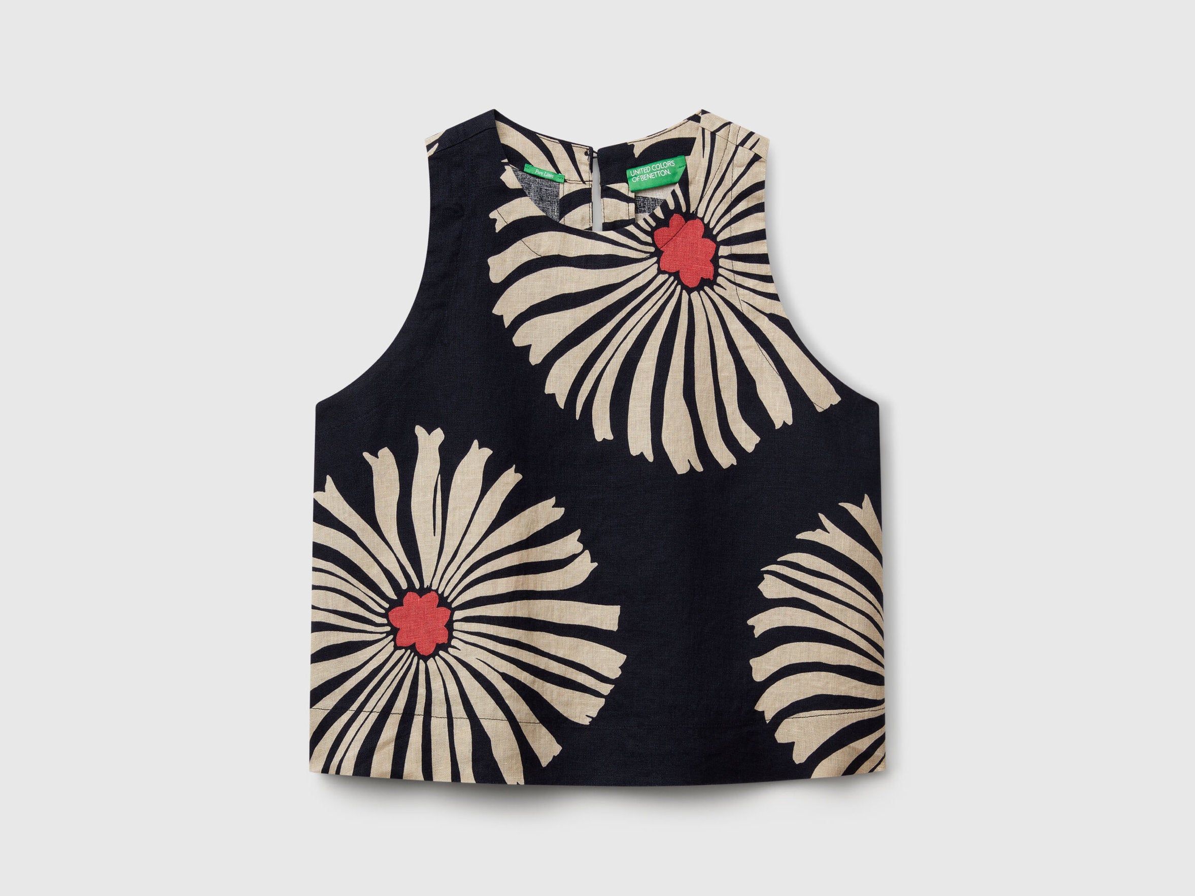 Benetton_Printed Top in Pure Linen_5KPRDQ0BU_70A_03