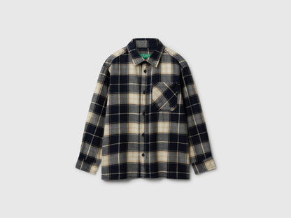 Benetton_Multi-Color_Plaid Shirt in 100% Cotton_5LQHCQ04B_941_01
