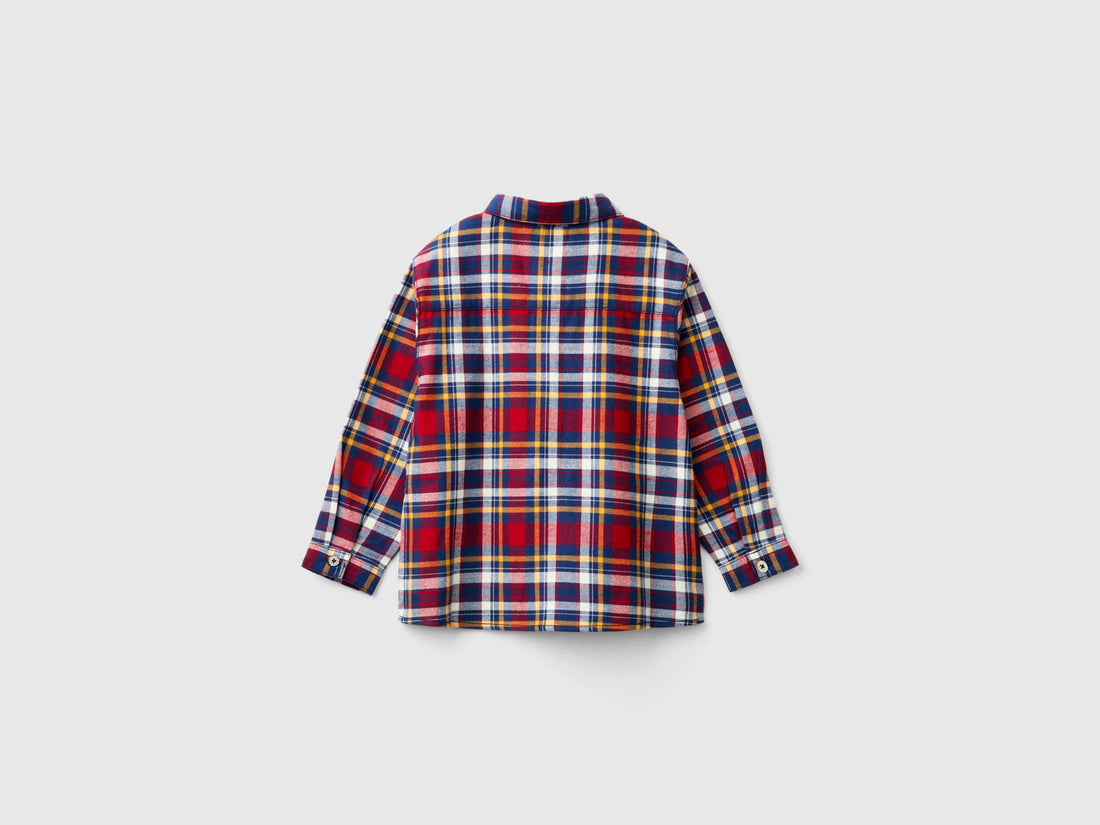 Plaid Shirt in 100% Cotton_5LQHGQ024_910_02