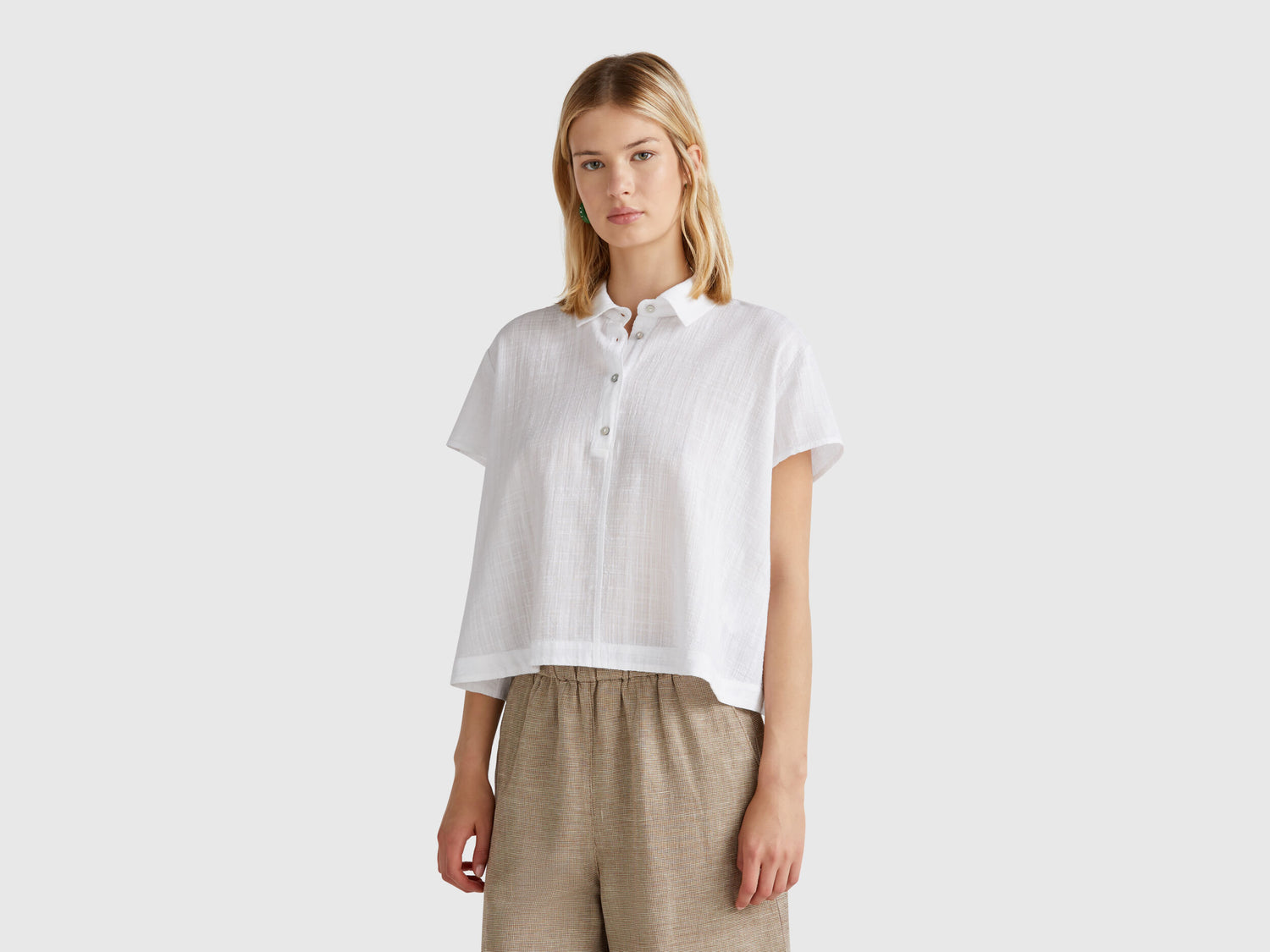 Benetton_Light Short Sleeve Shirt_5ONVDQ0BQ_101_01