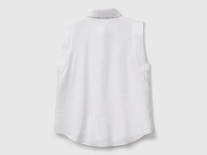 Benetton_Sleeveless Shirt with Knot_5ONVDQ0C1_101_04
