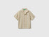 Benetton Multi-Color Boys Oversized Striped Shirt SKU: 5OZ3CQ050_901 Image 01