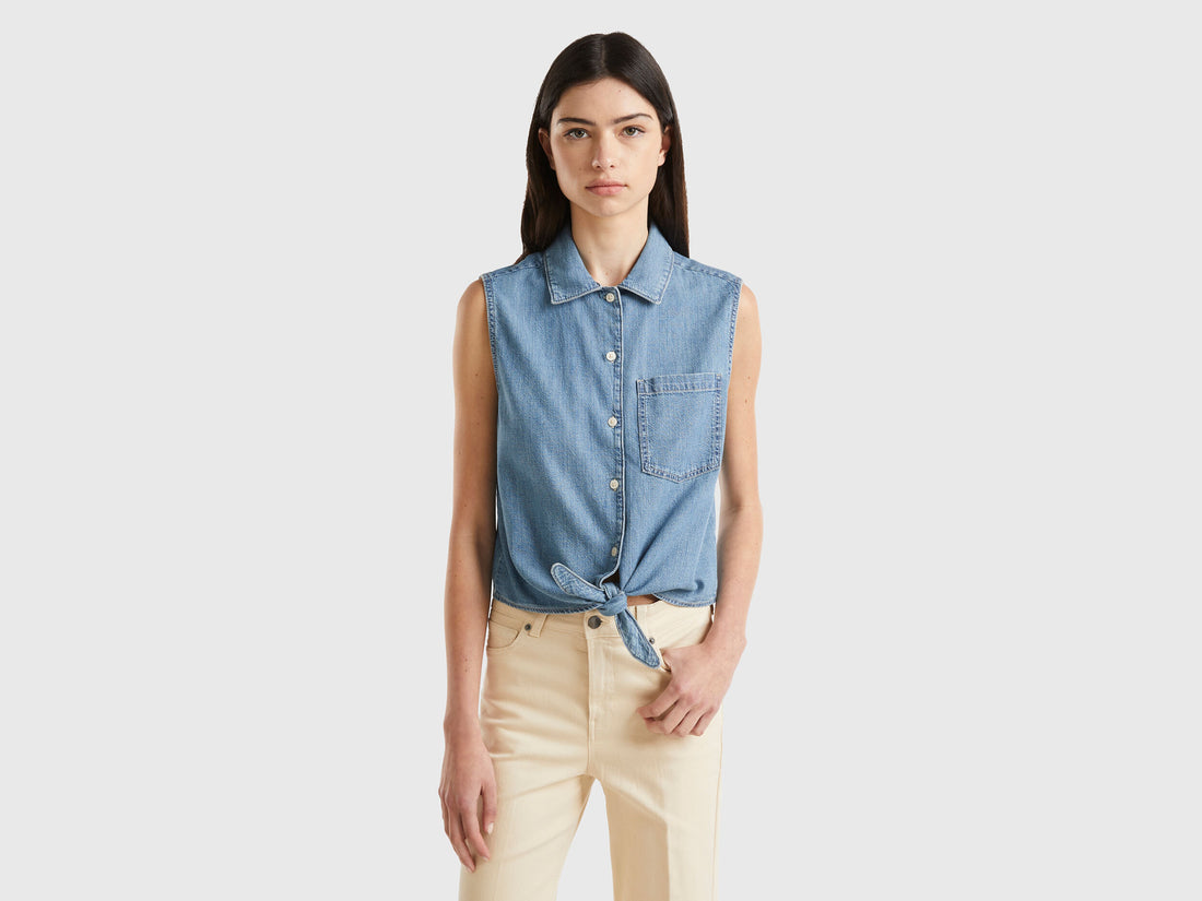 Sleeveless Denim Shirt_5PCJDQ07Z_901_01