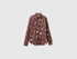Benetton Brown Women Long-Sleeved Patterned Shirt SKU: 5Q6SDQ0AY_61F Image 01