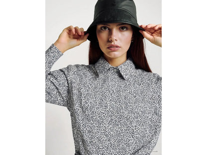 Benetton Black Women Patterned Shirt in Lightweight Cotton SKU: 5Q6SDQ0AY_62E Image 04