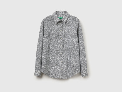 Benetton Black Women Patterned Shirt in Lightweight Cotton SKU: 5Q6SDQ0AY_62E Image 05