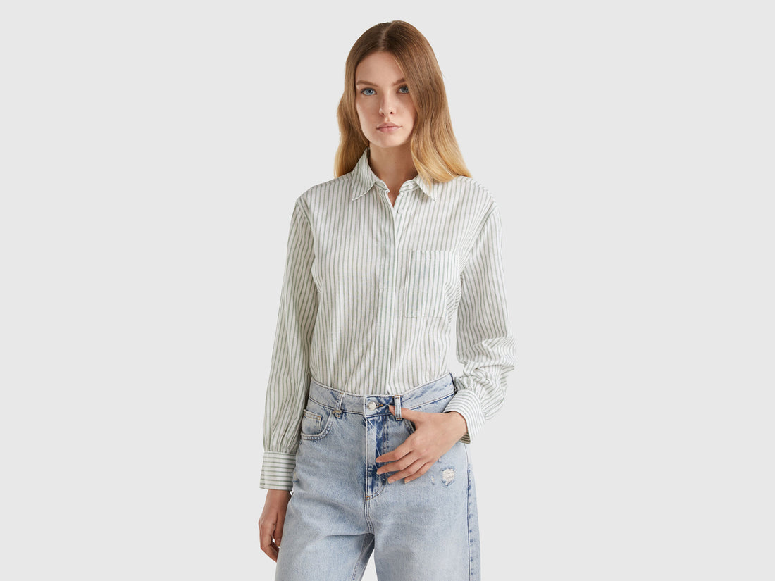 Striped Shirt Made From Linen Blend_5QL3DQ09Y_912_02