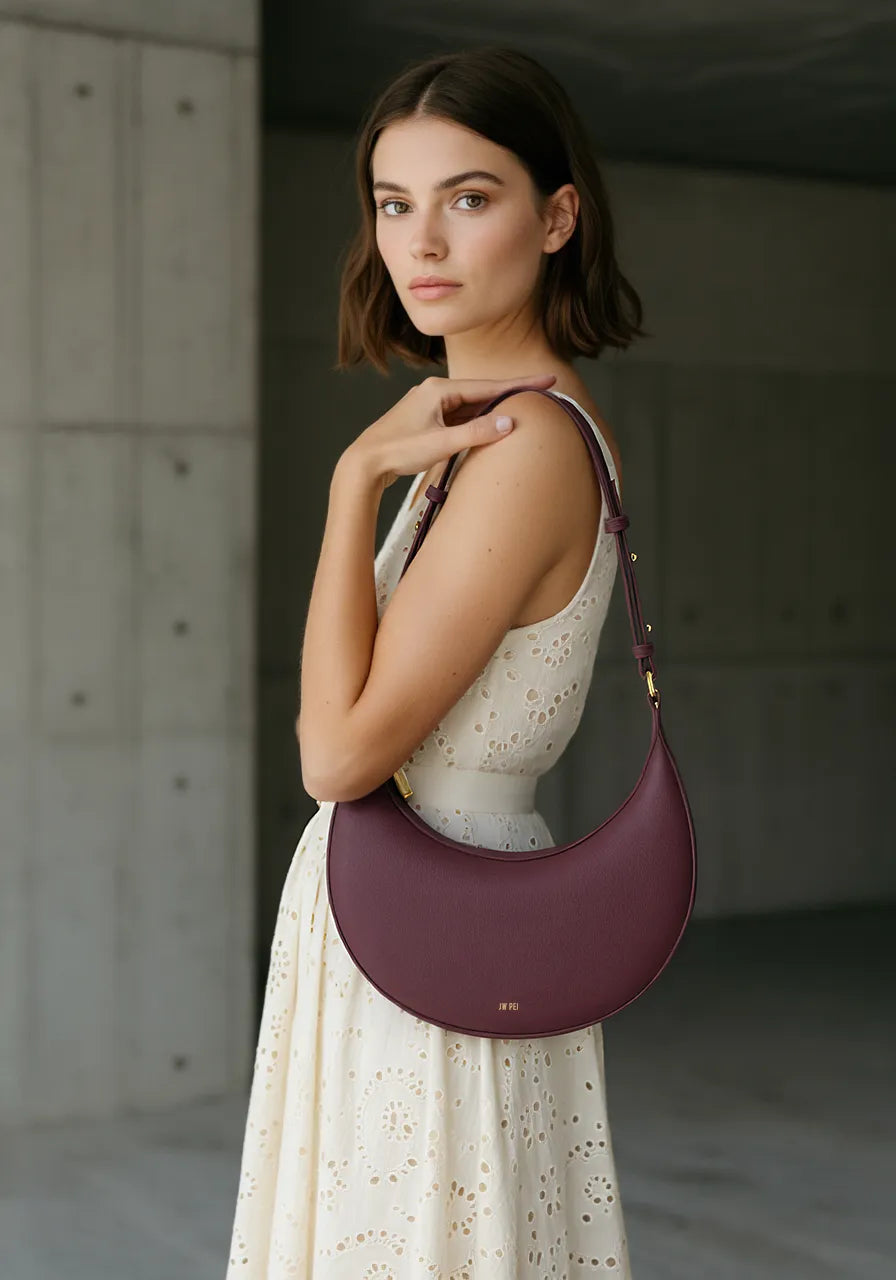 JW PEI_Deep Claret_Carly Medium Shoulder Bags_5S04-4_Deep Claret_013