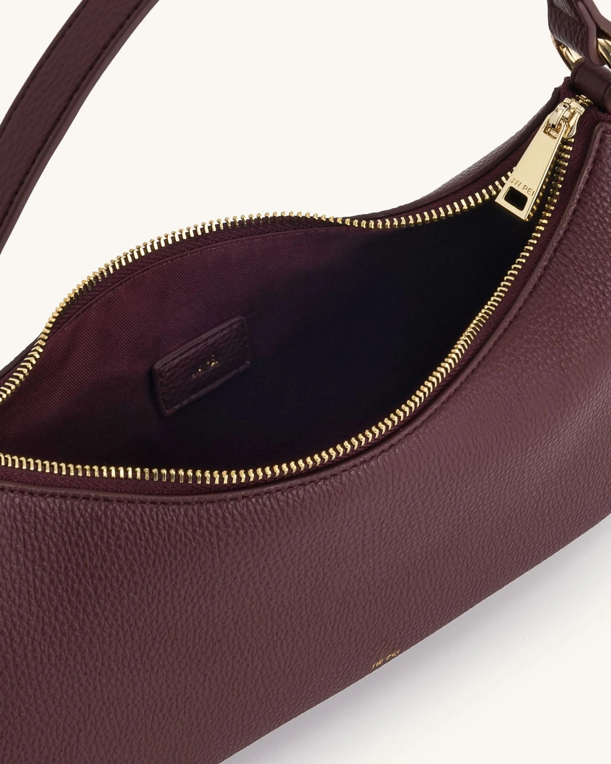 JW PEI_Red_Lily Shoulder Bag_5S24-41_Deep Claret_04