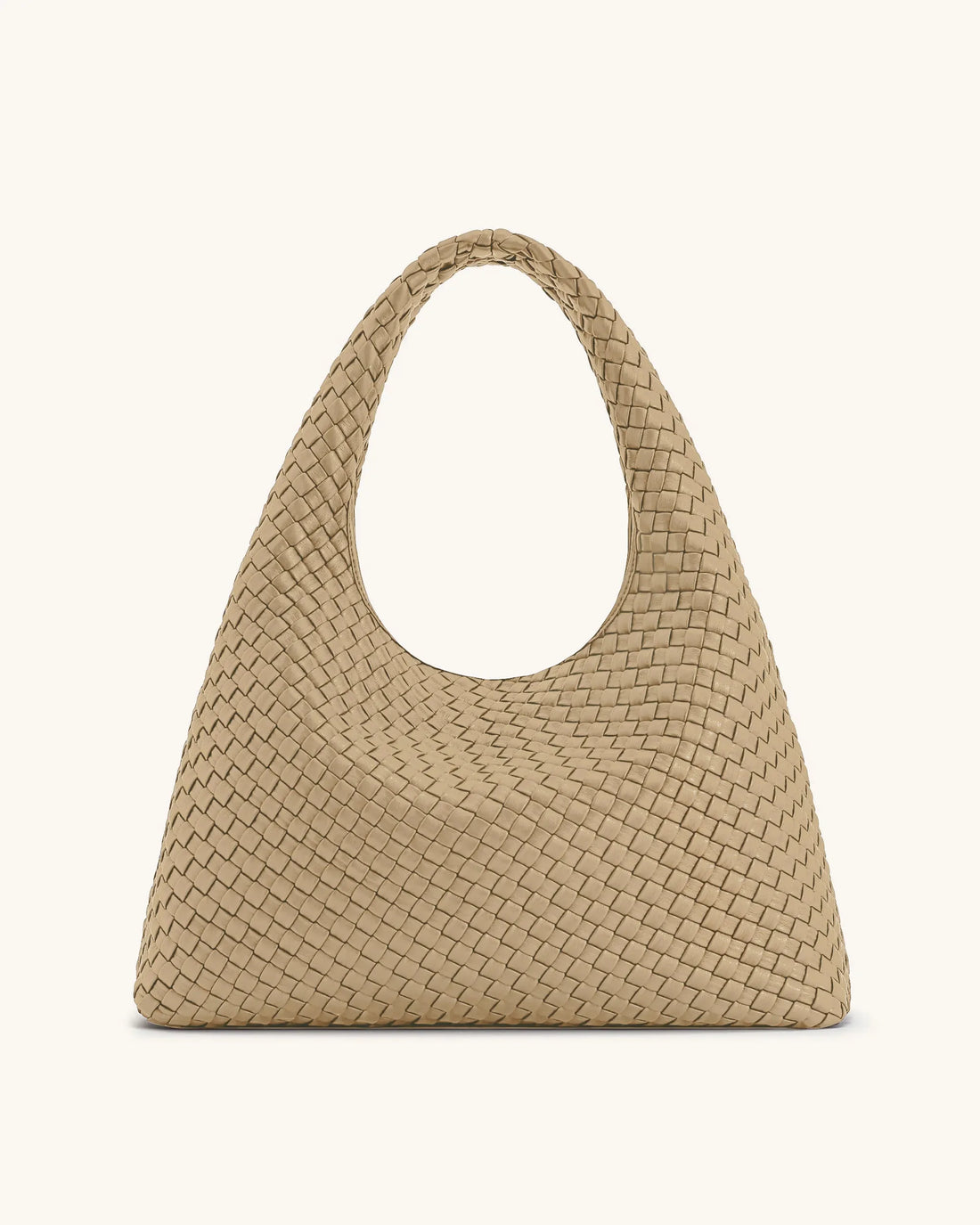 JW PEI Beige Women Iaura Woven Shoulder Bag - Beige SKU: 5S286-31_Beige Image 01