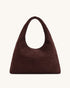 JW PEI_Dark Brown_Iaura Faux Suede Woven Shoulder Bag_5S286-3_Dark Brown_01