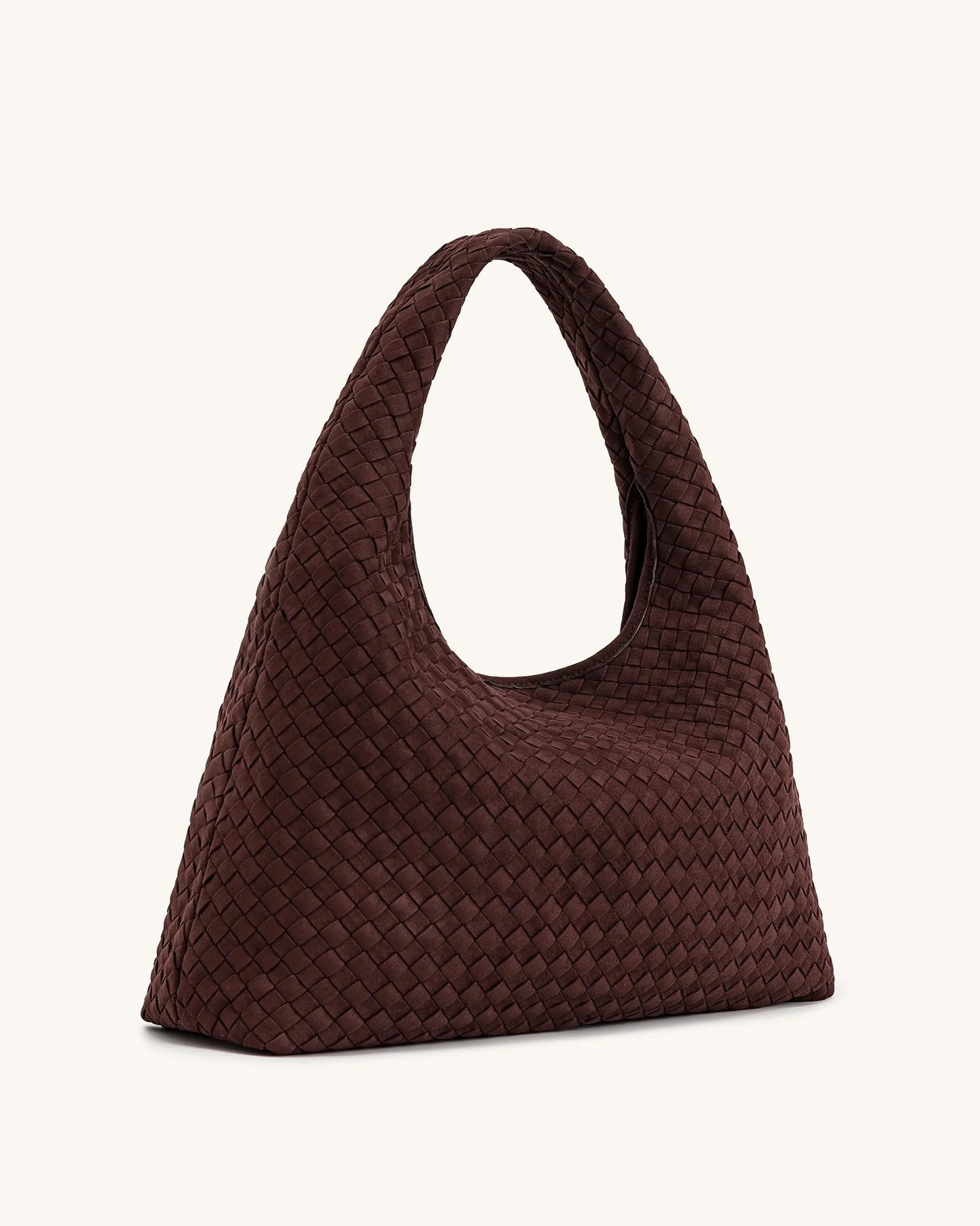 JW PEI_Dark Brown_Iaura Faux Suede Woven Shoulder Bag_5S286-3_Dark Brown_02