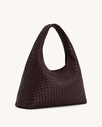 JW PEI_Deep Burgundy_Iaura Woven Shoulder Bag_5S286-4_Deep Burgundy_03