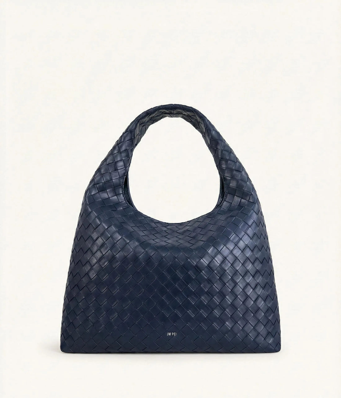 JW PEI Navy Women Laura Woven Shoulder Bag - Navy SKU: 5S286-51W_Navy Image 01