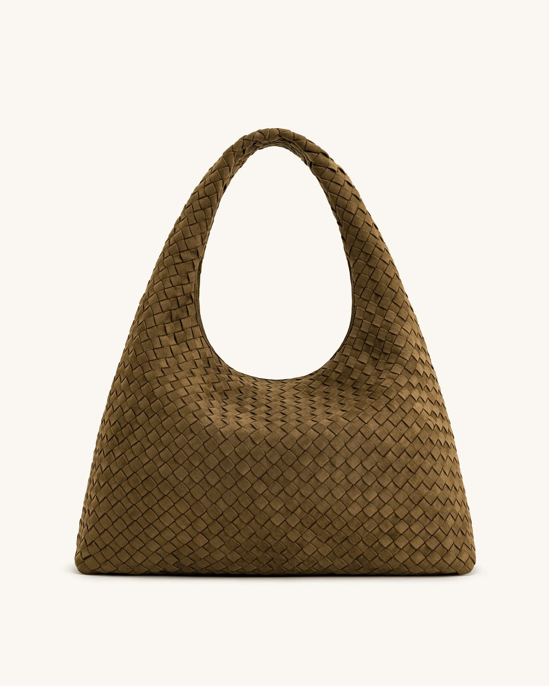 JW PEI_Olive Green_Iaura Faux Suede Woven Shoulder Bag_5S286-7_Olive Green_01