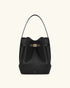 JW PEI Black Women Clara Lock Accent Bucket Shoulder Bag - Black SKU: 5S394-11_Black Image 01