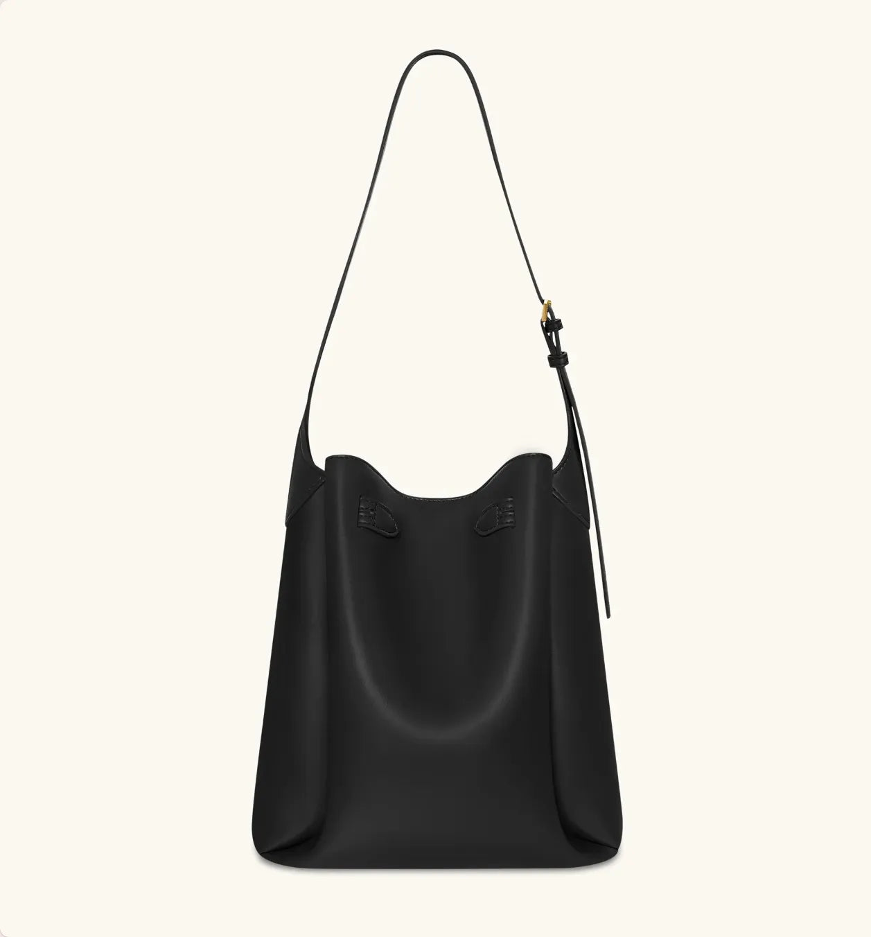 JW PEI Black  Charlene Double Buckle Hobo Bag  SKU: 5S401-1_Black Image 03