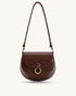 JW PEI Brown Women Diana Ring Flap Saddle Bag - Brown SKU: 5S403-3_Brown Image 01