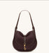 JW PEI Chocolate Women Arla Small Faux Suede Hobo Bag  SKU: 5S407-3_Chocolate Image 01