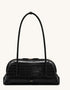 JW Pei Black Croc Women Aveline Shoulder Bag SKU: 5S409-12_Black Croc Image 01