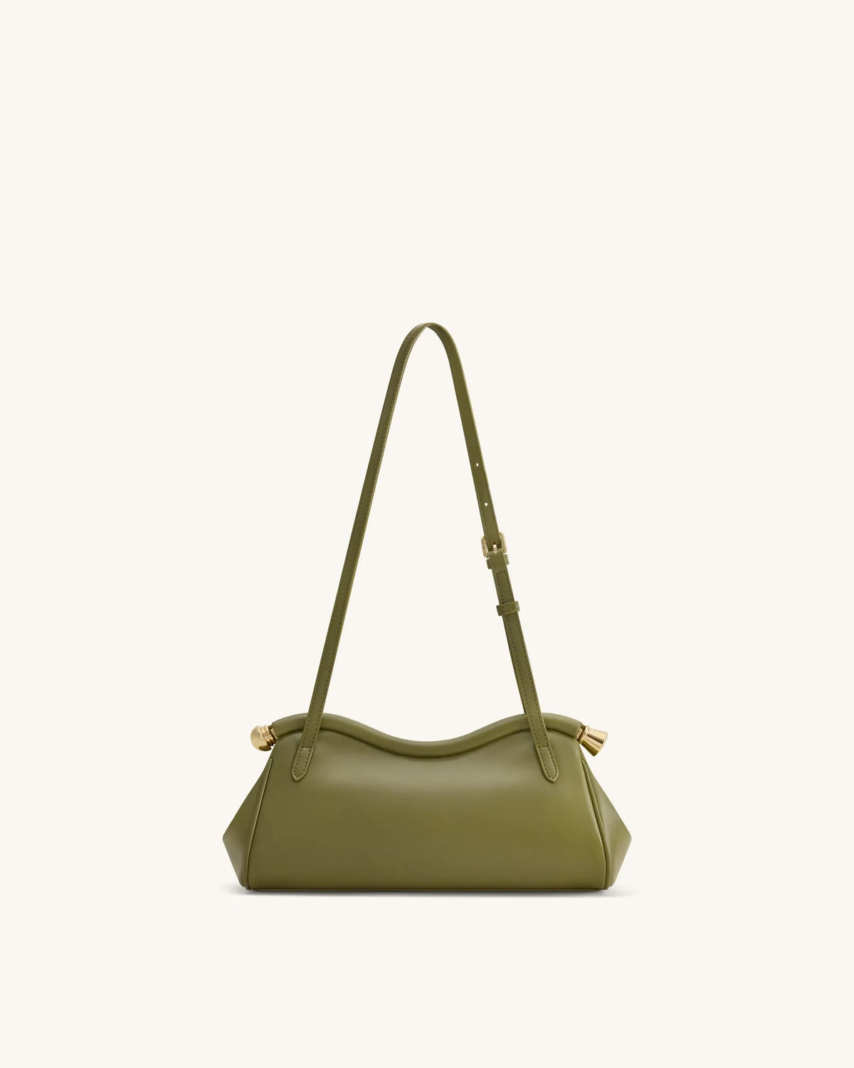JW Pei Olive Green Women Naomi Curved Shoulder Bag SKU: 5S414-7_Olive Green Image 03