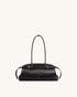 JW Pei Black Women Arden Belt Detail East-West Shoulder Bag SKU: 5S417-1_Black Image 01