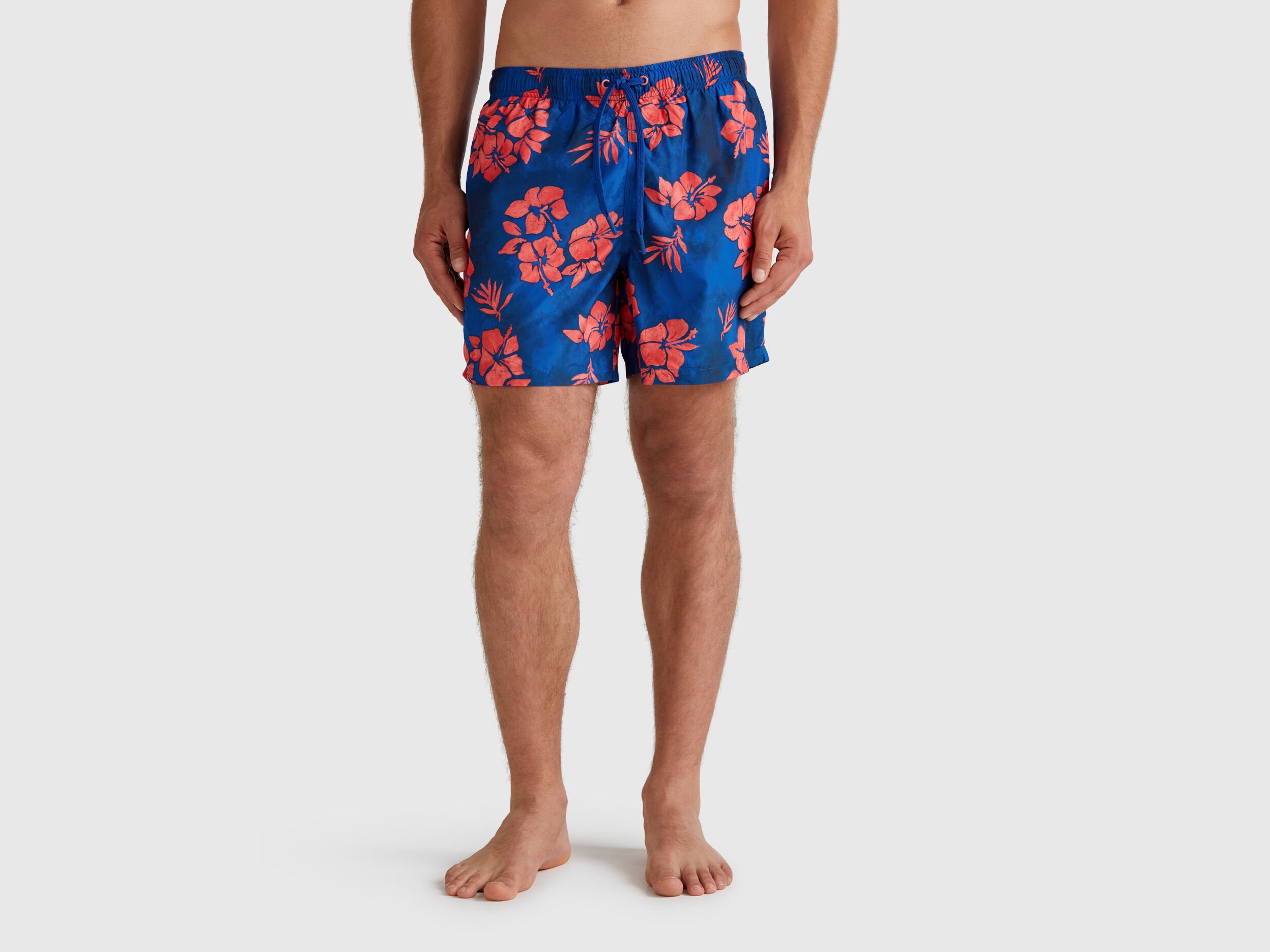 Benetton_Patterned Swim Trunks in Nylon_5S486X00W_71G_01