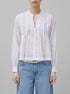 Benetton White Women Lightweight Blouse with Pleats SKU: 5SI1DQ0E5_101 Image 00