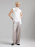 Sisley Creamy white Women Top with Scarf SKU: 5SLFLQ0AS_00E Image 01