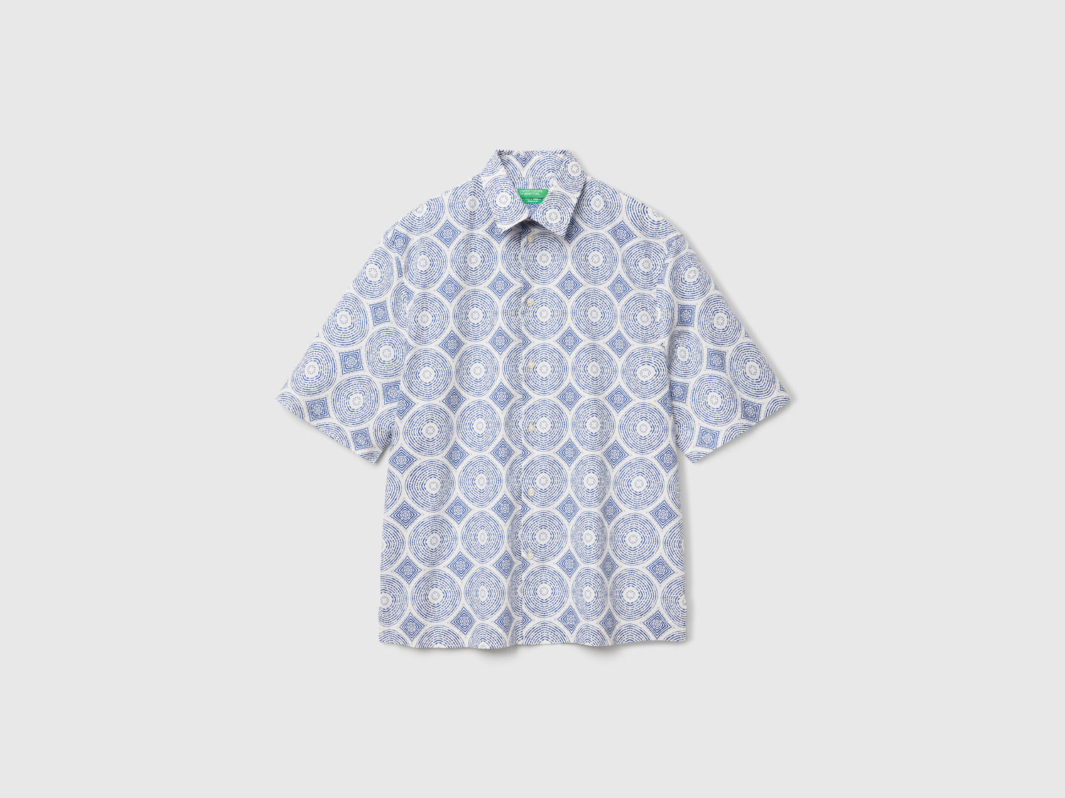 Benetton_Short Sleeve Patterned Shirt_5UBMUQ05P_68Q_04